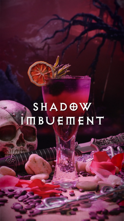 Careful, this potion isn’t one to turn your back on. Take a walk in the Shadows and more with Diablo: Drinks, Potions, &amp; Elixirs: Cocktails and Provisions from Sanctuary.