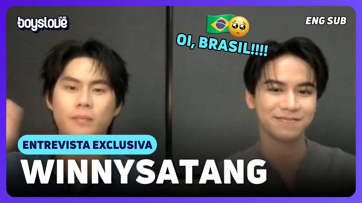 🚨 O COMEBACK! #WinnySatang estão de volta à BoysLove Hub, dessa vez para falarem sobre #ThatSummerSeries. A entrevista, dividida em blocos, abordou o processo artístico, os bastidores e o impacto da série em suas carreiras. ➡️ Hoje, às 19h!