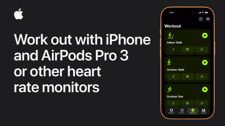 In iOS 26, you can track your heart rate on your iPhone while you work out using a connected heart rate monitor like AirPods Pro 3. Here’s how it works. And watch our video on YouTube for tips to get the best fit for your AirPods Pro 3: