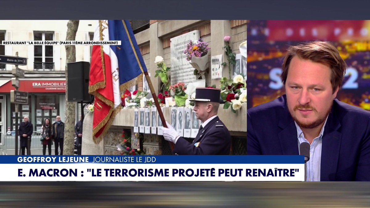 Geoffroy Lejeune : «En regardant les images toute la journée, j'étais en colère. Finalement la seule promesse qu'on aura tenue de l'époque, c'est "vous n'aurez pas ma haine". Est-ce que les islamistes rasent les murs dans notre pays aujourd'hui ? Non.» #HDPros2