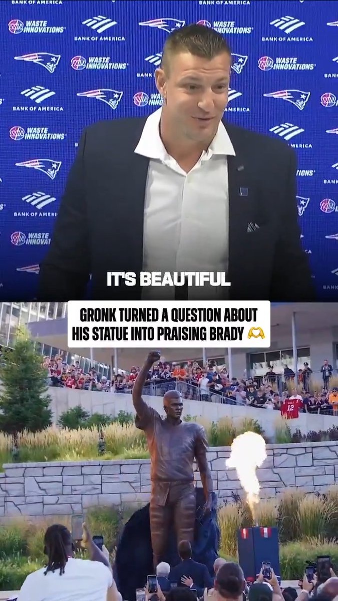 Gronk stays humble ❤️ Rob Gronkowski | Tom Brady