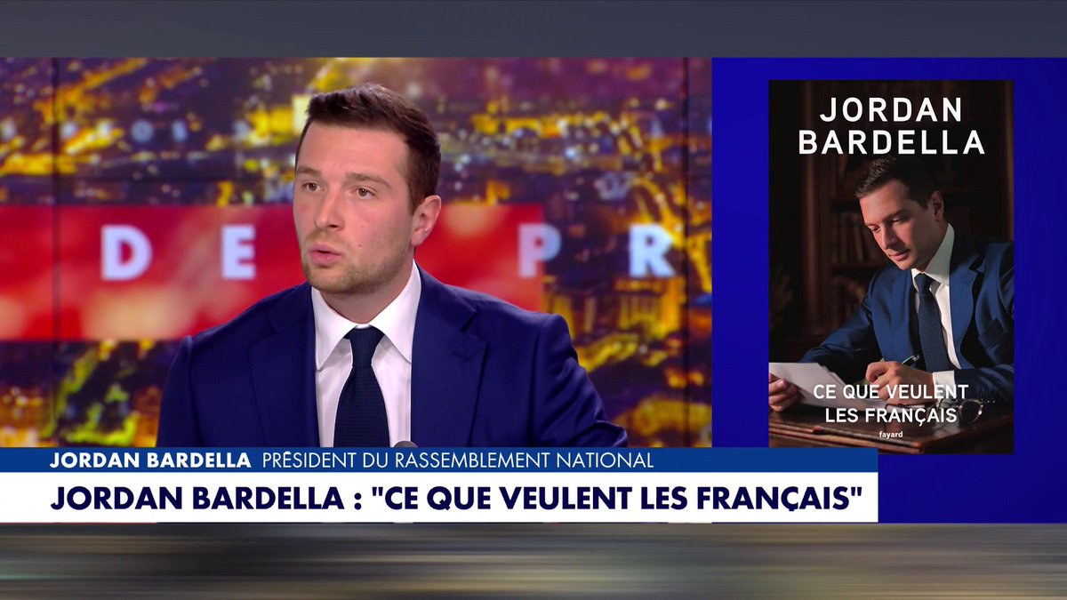 Jordan Bardella : «Je suis convaincu que les idĂ©es et le camp que je porte arriveront au pouvoir, et je le souhaite le plus vite possible. La sĂ©curitĂ© est la premiĂšre des libertĂ©s et si j'arrive Ă la tĂȘte d'un gouvernement, elle sera mon obsession.» #HDPros2