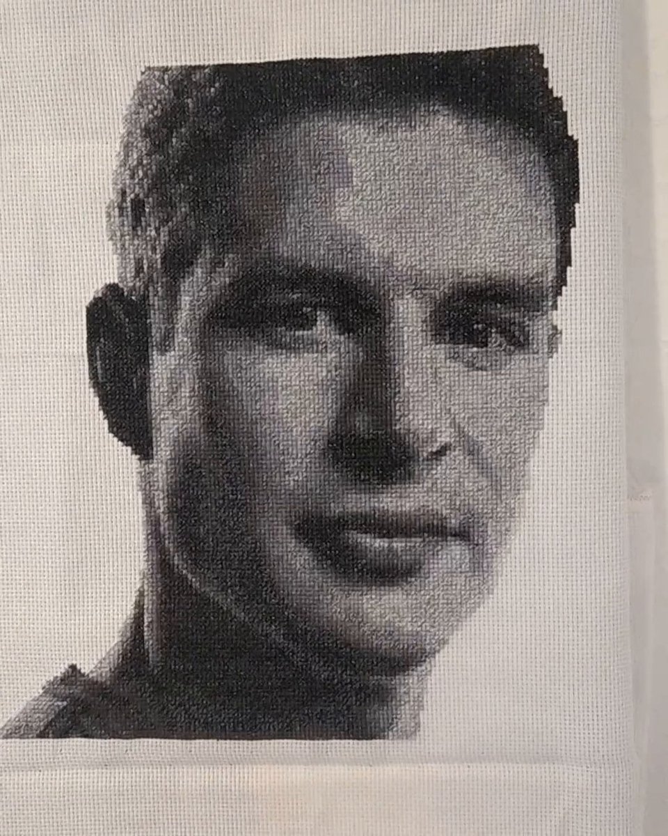 Maureen's been cross-stitching for as long as she's been a Pittsburgh Penguins fan. This custom Sidney Crosby embroidery features an incredible 13,823 stitches in 34 different shades! She's traveled over 13 hours to see Crosby and the Penguins play in #NHLGlobalSeries this Friday and Sunday. (🧵 via Maureen Reinemer) 📺: Watch the #NHLGlobalSeries between the Penguins and Predators this Friday and Sunday on NHL Network and Sportsnet