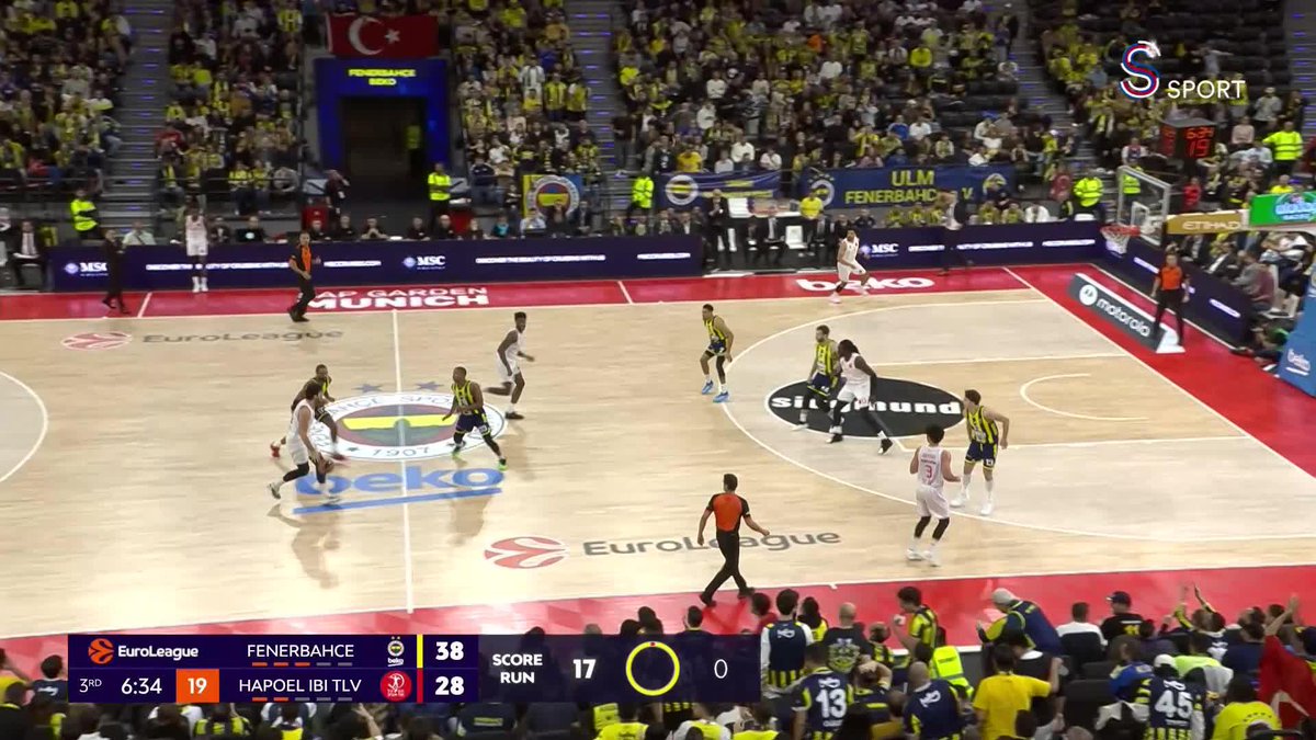 🔥Fenerbahçe Beko, üçüncü çeyreğe muhteşem başladı! 11-0'lık seri!