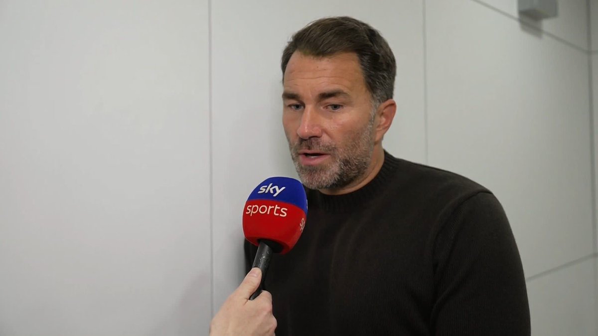 "He's almost gone from boy to man" Eddie Hearn says the difference between Conor Benn now and him when he last faced Chris Eubank Jr. is 'huge'. ๐ฅ