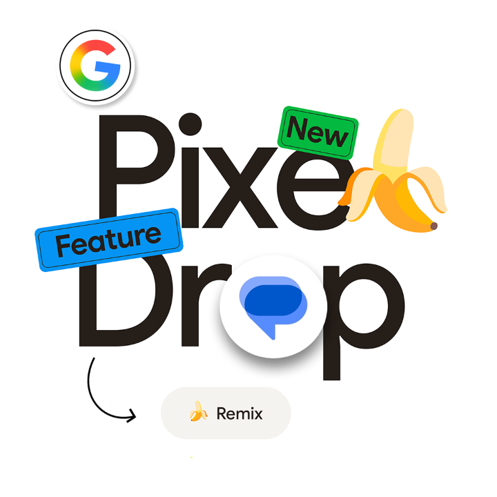 Nano Banana has entered the chat. 🍌 Remix your photos right in Google Messages—turn any pic into something new.¹'² #PixelDrop #NanoBanana