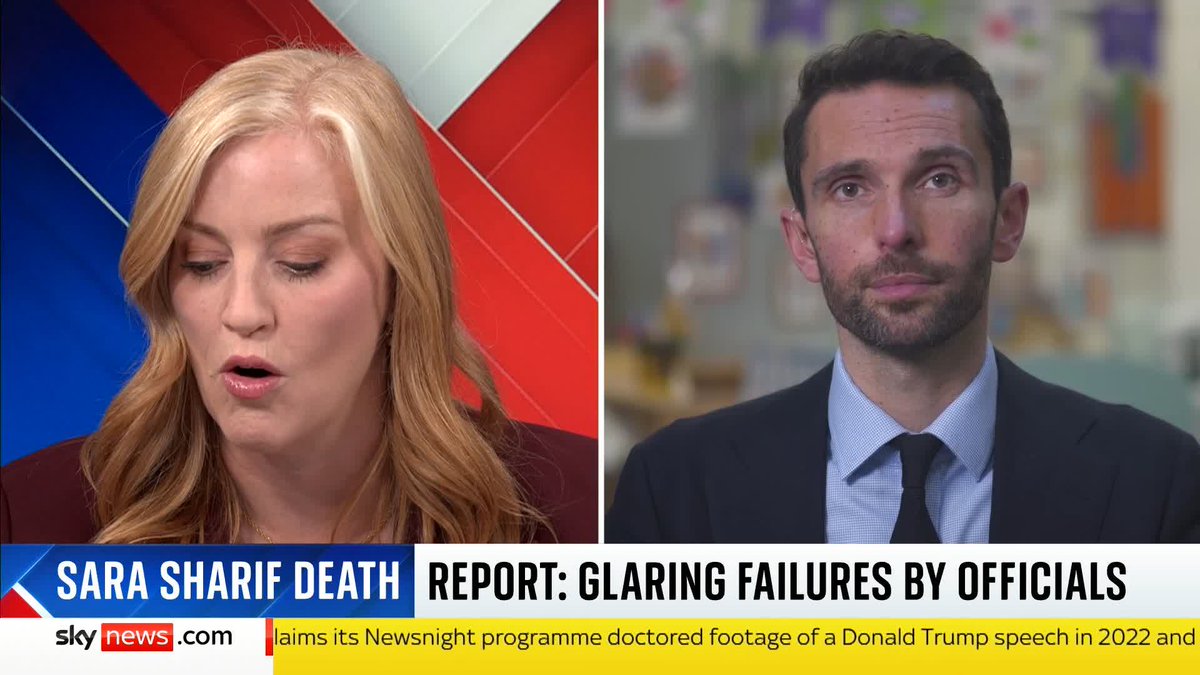 "We do have a system of accountability for children's social care." Children and families minister Josh MacAlister is challenged by Sarah-Jane Mee on how services and individuals are showing accountability, following cases such as Sara Sharif's.