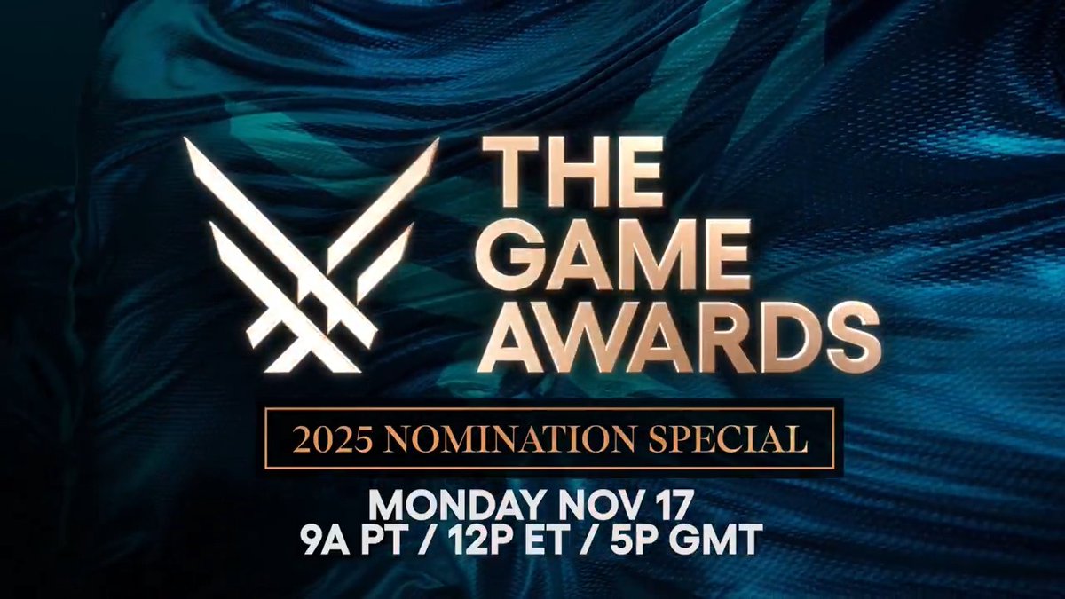 This Monday, the world finds out. 🌍 #TheGameAwards nominations revealed LIVE: ⏰ Noon ET / 9am PT / 5pm GMT 🔔 Reminder: