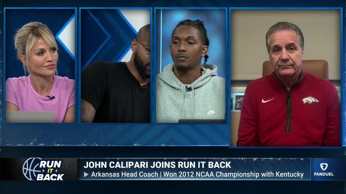 "I've been fired, and it was okay." If going to the NBA ASAP isn't the priority, John Calipari says he'd want his son to play for a coach like Rick Barnes, Tom Izzo or Mark Few 👍 Michelle Beadle | DeMarcus Cousins | Lou Williams