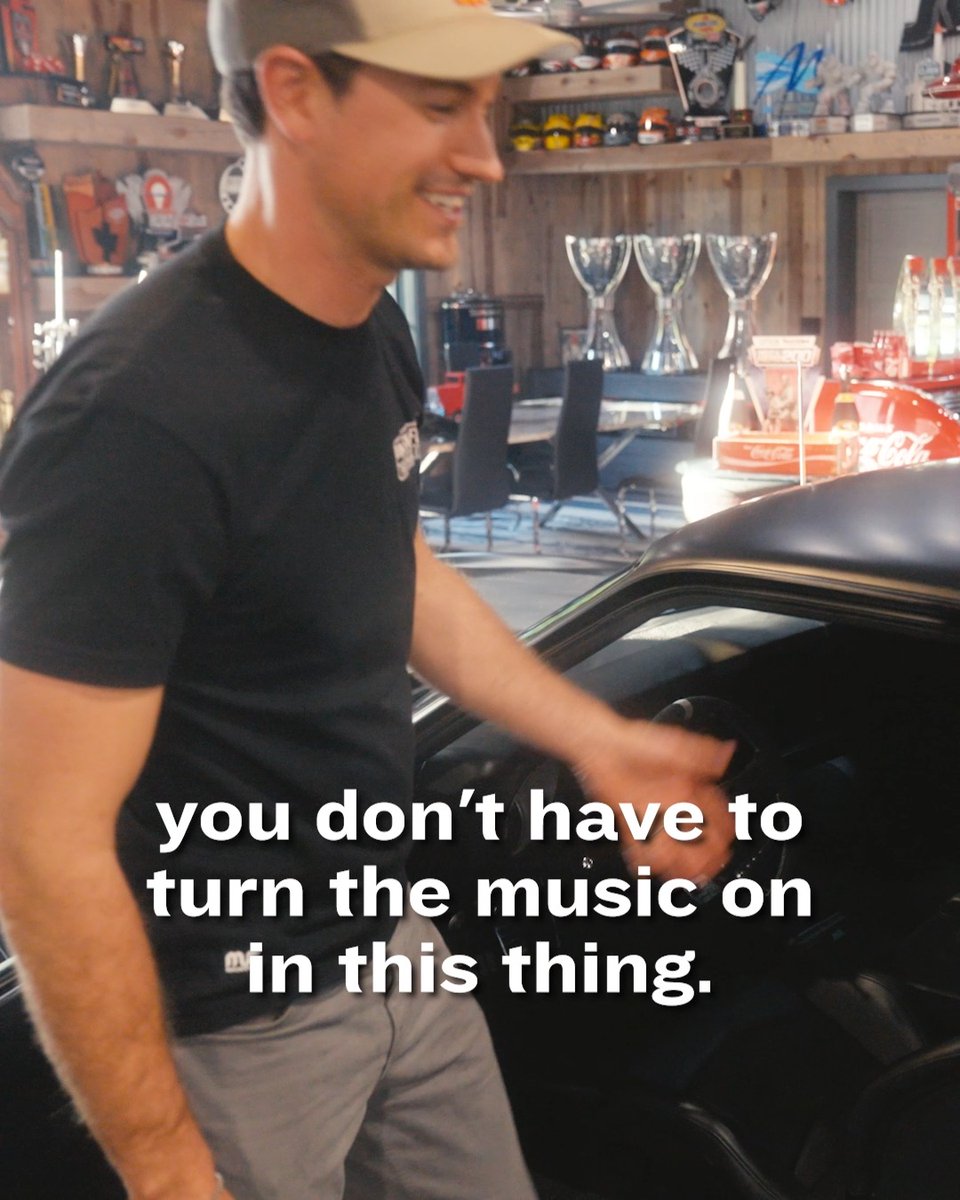 This Mustang makes its own music. Go for a tour of Joey Logano's garage full of classic Fords now on our YouTube channel!