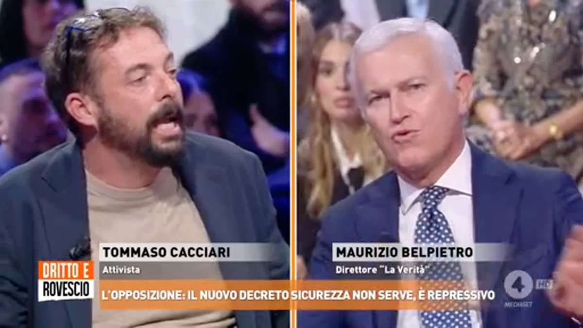 "Io rivendico il diritto di occupare le case pubbliche lasciate all'abbandono, prendendosi cura del quartiere, restaurando le case ed assegnandole a chi ne ha bisogno!" Tommaso Cacciari, attivista, a #drittoerovescio