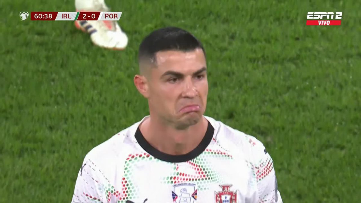 ⚠️⛔️ EXPULSADO CRISTIANO RONALDO EN PORTUGAL POR PEGAR UN CODAZO.