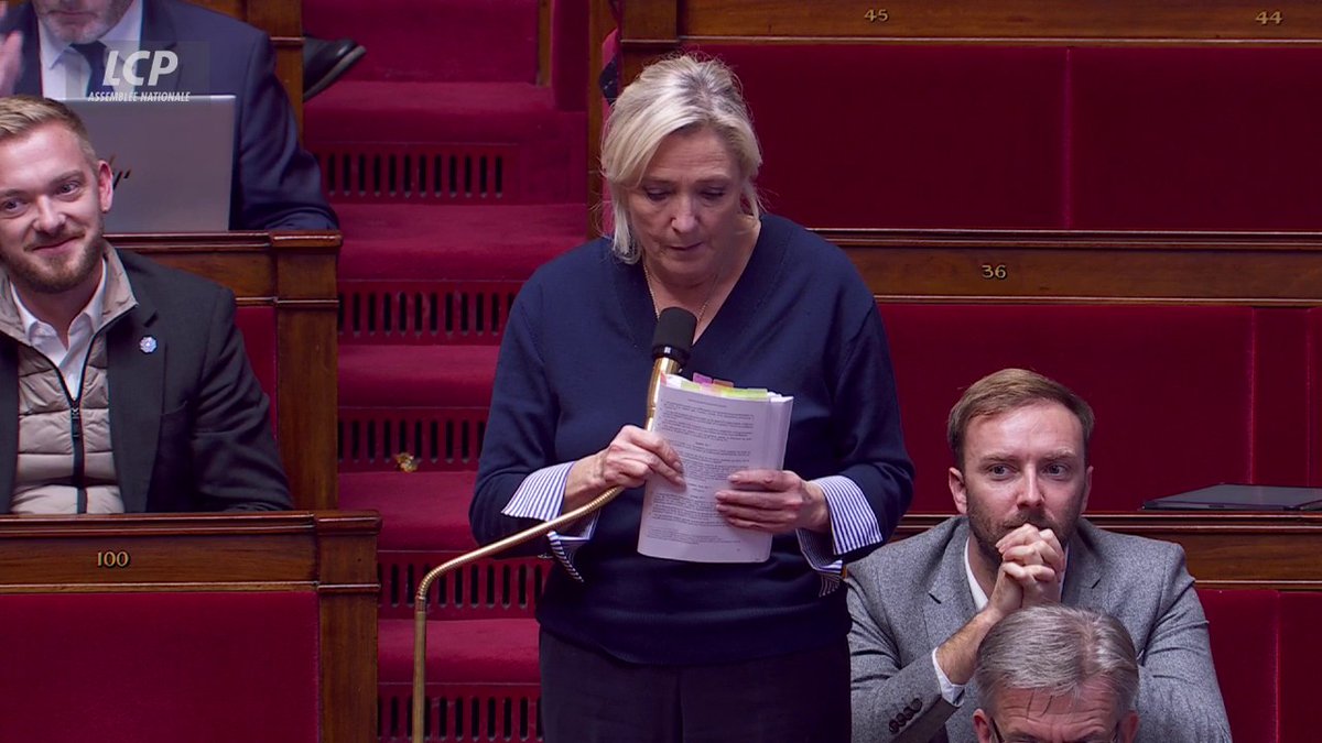 "Je ne fais pas de fric, je ne fais pas de selfies avec des chatons, je suis éleveuse depuis plus de 15 ans", fait valoir Marine Le Pen, qui estime que "la mise en cause" dont elle a été l'objet "n'est pas justifiée". #DirectAN #Budget2026