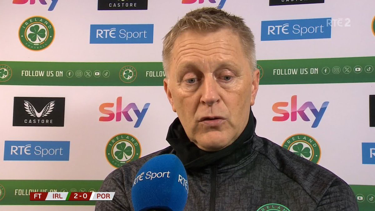 Manager Heimir Hallgrimsson expresses his pride in the Irish players and fans after the win over Portugal. He also reveals what Cristiano Ronaldo said to him in the aftermath of the red card. Watch Hungary v Republic of Ireland on Sunday on RTÉ2 and RTÉ Player.