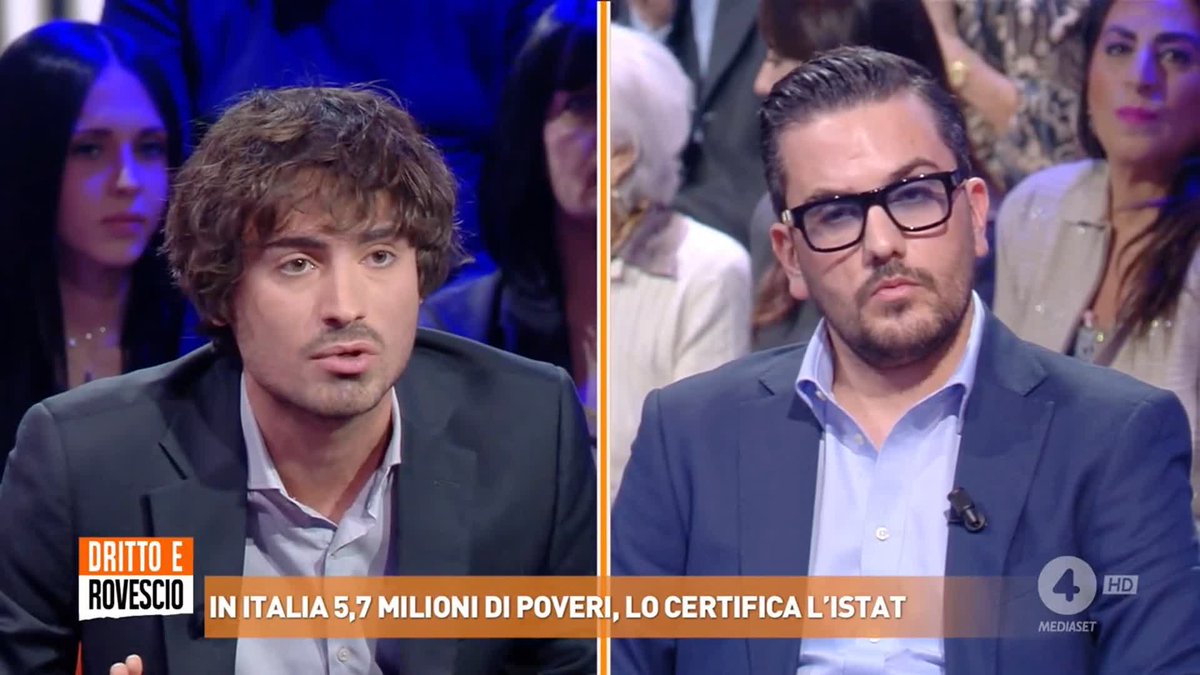 "Il tuo diritto al lusso vallo a difendere davanti ai 5,7 MILIONI di poveri assoluti che abbiamo nel nostro Paese e davanti alle fabbriche in cui ci sono operai che rischiano il licenziamento!" Luca Boccoli (Alleanza Verdi Sinistra) all'imprenditore Gio Urso #drittoerovescio