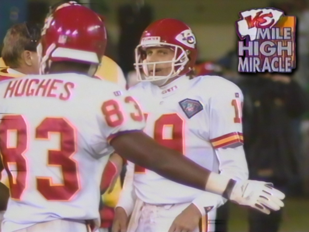 1994: Joe Montana's legendary drive to beat Elway on Monday Night Football in Denver is recapped by Frank Boal on @FOX4KC