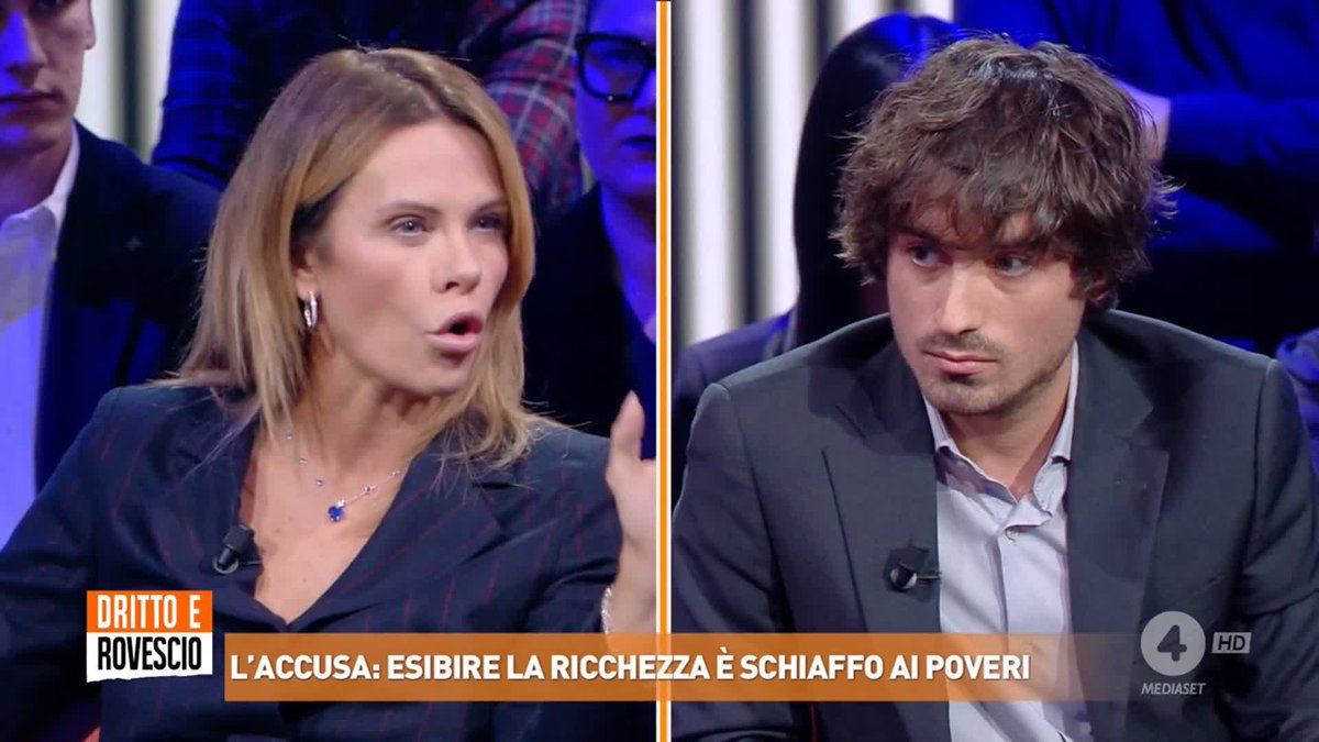 "Non credo che il problema della povertà si possa risolvere con la redistribuzione e con la patrimoniale. L'unica vera soluzione è il lavoro!" Hoara Borselli a #drittoerovescio