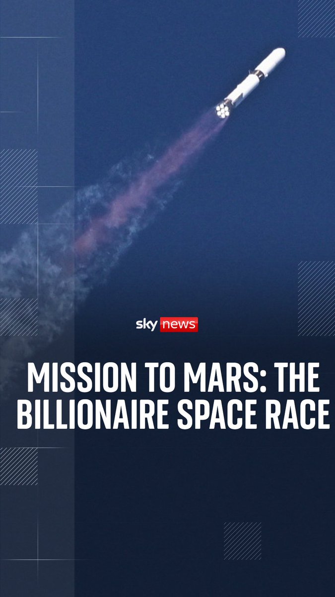 Jeff Bezos' Blue Origin has launched its huge New Glenn rocket with two Nasa spacecraft destined for Mars. The New Glenn booster successfully landed back on a platform in the Atlantic, a feat only achieved previously by Elon Musk's SpaceX