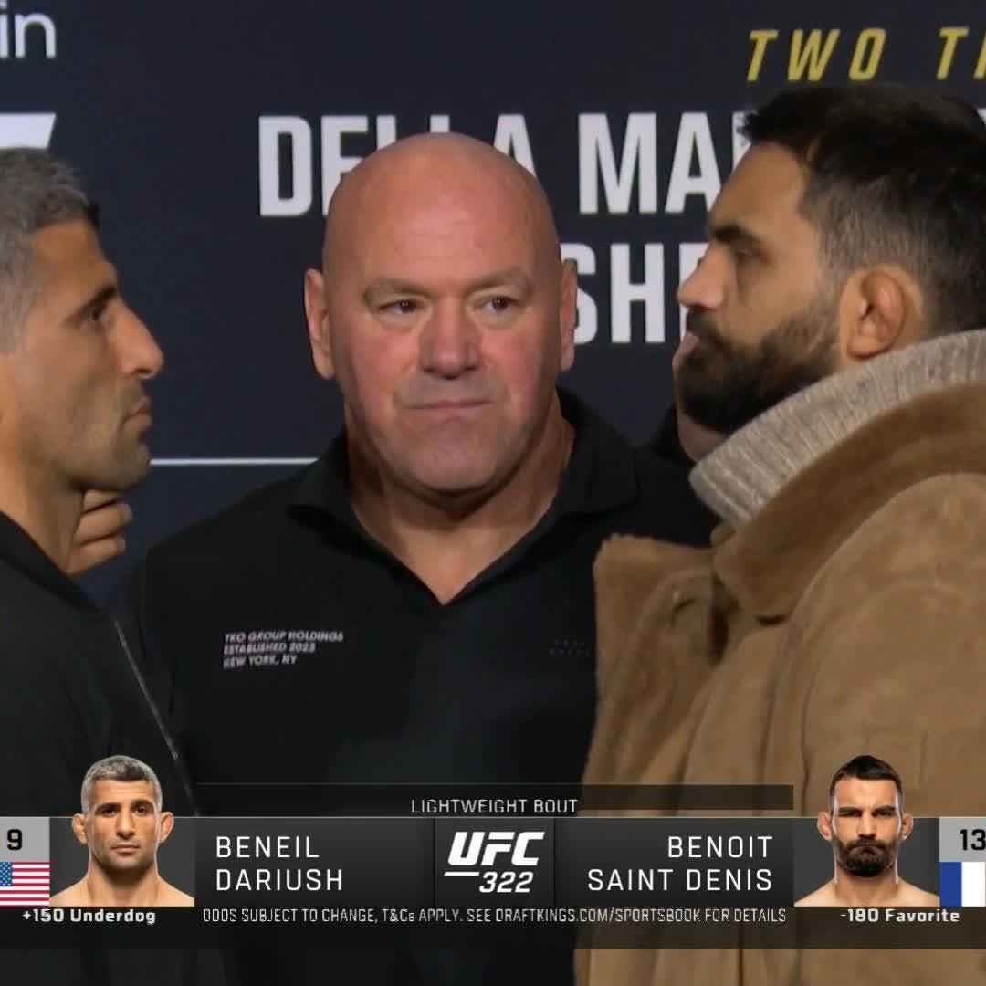 BSD 🇫🇷 🆚 🇺🇸 BENEIL DARIUSH LE FACE-À-FACE, ÇA VA PETERRRRR 🧨🧨🧨💣💣💣 #UFC322
