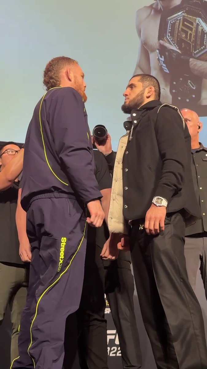 Islam Makhachev and JDM wanted a second faceoff 👀 Stream #UFC322 this Saturday at 10 PM ET on the ESPN App 🍿