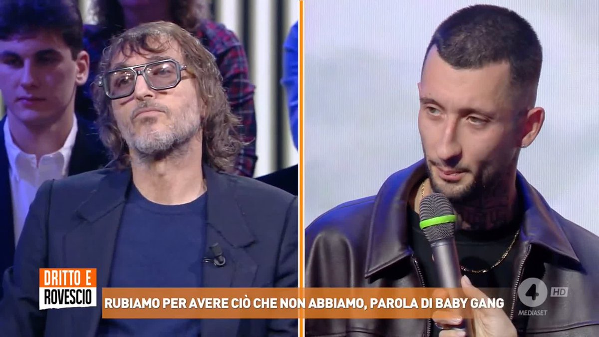 "Pensate che l'Italia sia un Paese normale?" La domanda di uno dei ragazzi della baby gang ospiti in studio a #drittoerovescio