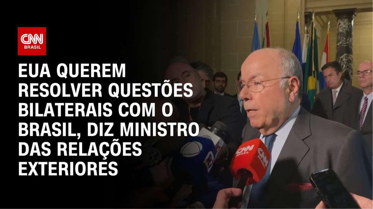 Mauro Vieira fala sobre reunião com Marco Rubio; assista #CNNPrimeTime