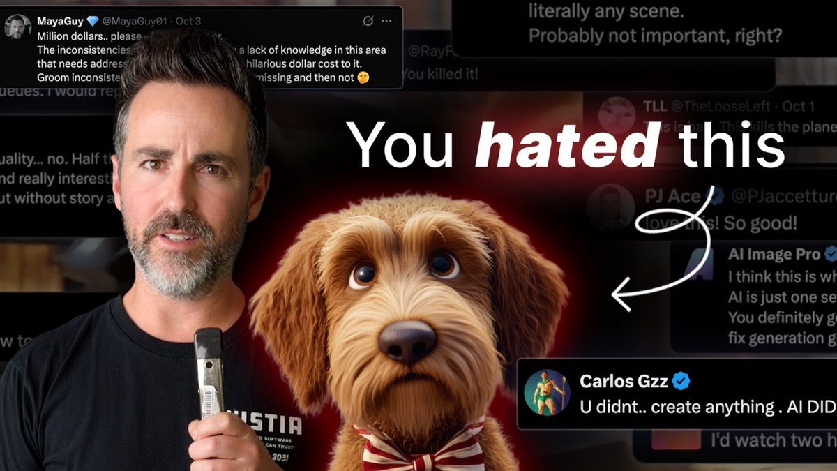 I created a million-dollar Pixar-quality short in 8 days using AI in collab with Wistia: Lenny’s Big Delivery 4M+ views later, we got a lot of love and a LOT of hate So we broke down the workflows, prompts, and why AI filmmaking triggers so many people