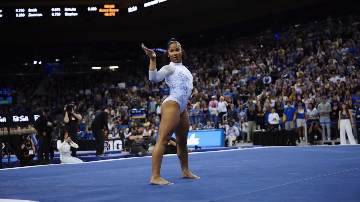 Jordan Chiles making it to Prince night on #DwtS was meant to be! 💜 This perfect 🔟 on her Prince floor routine last season completed an epic comeback by the Bruins to beat Michigan State. Vote for Jordan Tuesday in the Dancing with the Stars #DWTS semifinals!