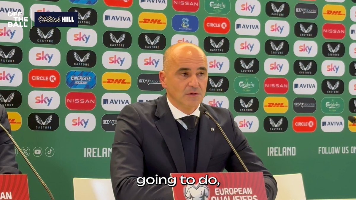 🗣️ 'The key moments of the game went in favour of the home team.' 🗣️ 'I think the action looks worse than what it is, I don't think it's an elbow!' Portugal manager Roberto Martinez felt the red card to Cristiano Ronaldo was 'harsh' and that the actions of Dara O'Shea 'left a taste' in his mouth! | 🇵🇹 Football on Off The Ball with William Hill Ireland.