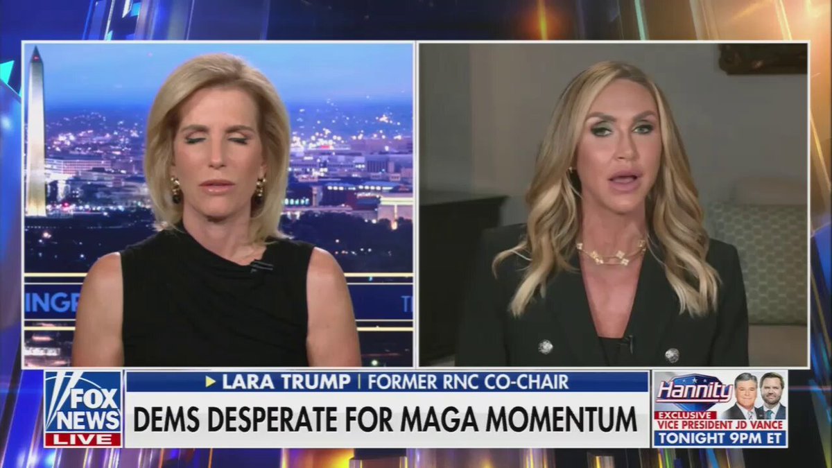 Lara Trump: We have to remind people if you like the path that this country is on, President Trump needs allies in congress to vote alongside of him to continue all the changes.