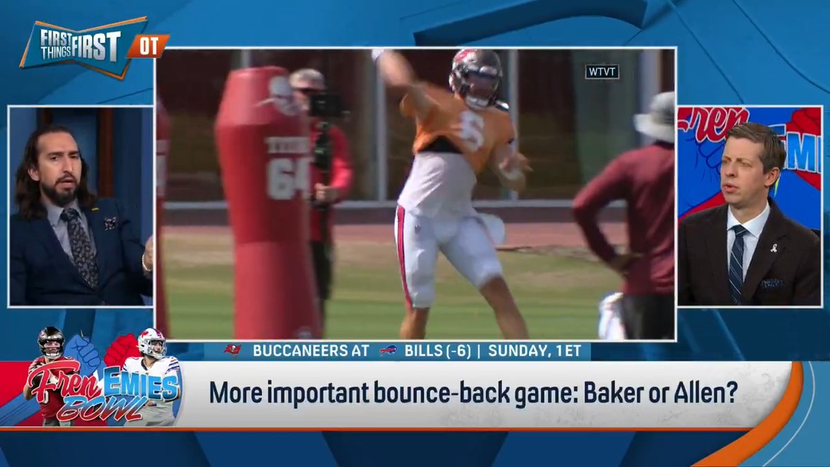 More important bounce-back game: Baker Mayfield or Josh Allen 🤔 Agree with nick wright or Danny Parkins?