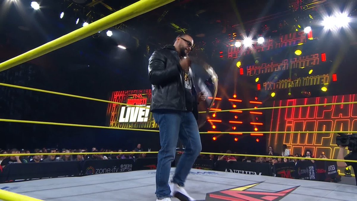 The TNA World Champion Mike SANTANA🇵🇷 kicks off #TNAiMPACT! WATCH #TNAiMPACT LIVE on TNA+: