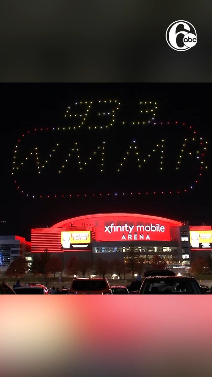 TIMELAPSE: A colorful drone show paid tribute to Philadelphia radio legend Pierre Robert, who died last month at age 70. The display lit up the sky in South Philadelphia Thursday night during WMMR’s annual Camp Out for Hunger campaign, hosted by Preston and Steve.