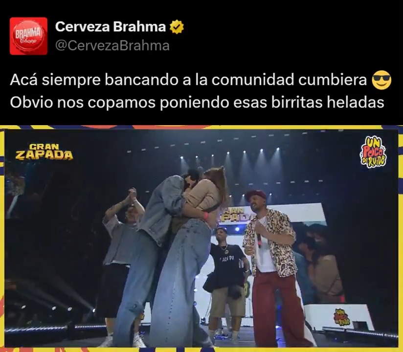#UnPocoDeRuido: Por la propuesta de casamiento durante su show en vivo