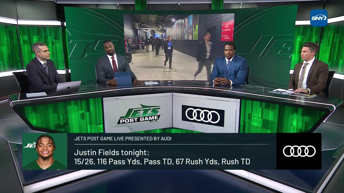 "The job of the head coach is to put the team in position to succeed. You can't walk away from that game tonight and say he did that." Connor Rogers discusses Aaron Glenn leaving Justin Fields in the game tonight on Jets Post Game Live: ➡️ Audi USA