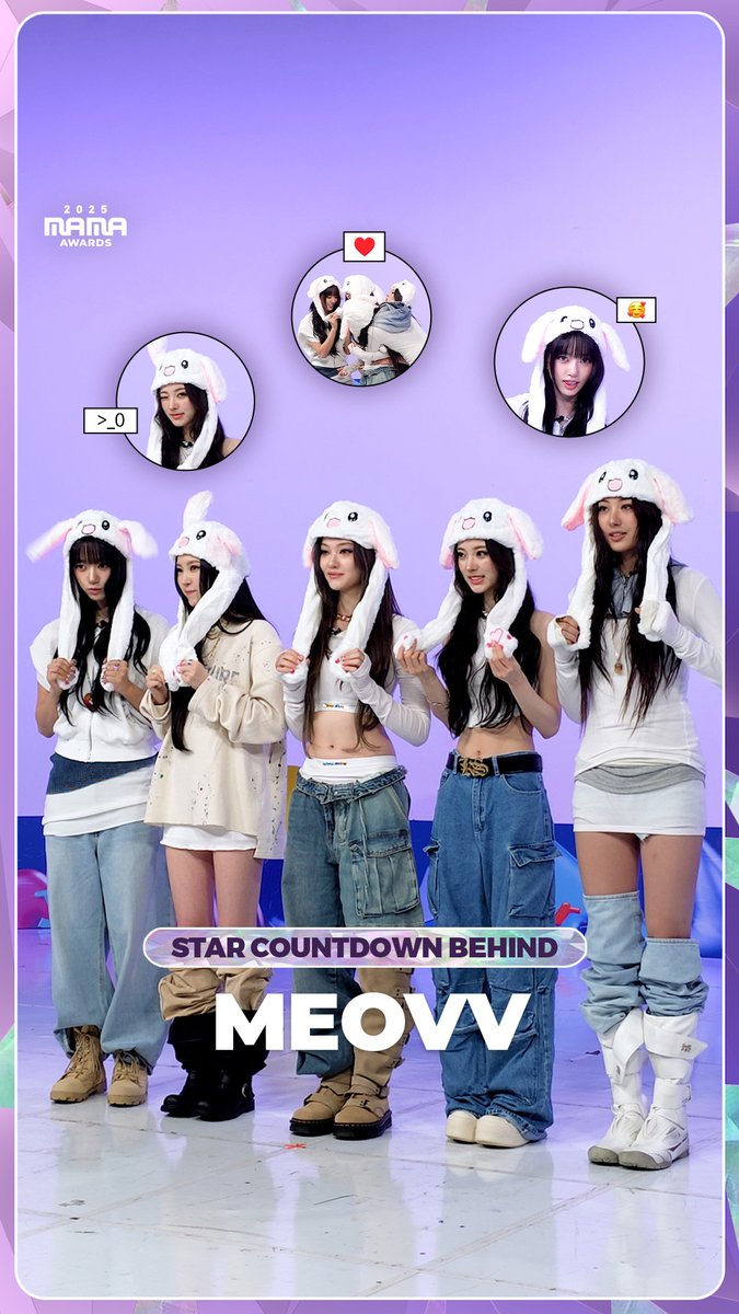 [#2025MAMA] STAR COUNTDOWN Behind #MEOVV 🎬 MEOVV is 𝘉𝘜𝘙𝘕𝘐𝘕𝘎 𝘜𝘗 STAR COUNTDOWN 🔥 HEAR MY ROAR, UH-HEUNG 2025 MAMA AWARDS 2025.11.28-29 (HKT) Kai Tak Stadium (HONG KONG) &amp; Mnet Plus #MAMAAWARDS #2025MAMAAWARDS