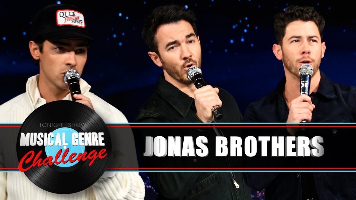 Musical Genre Challenge w/ Jonas Brothers 🎤 #FallonTonight