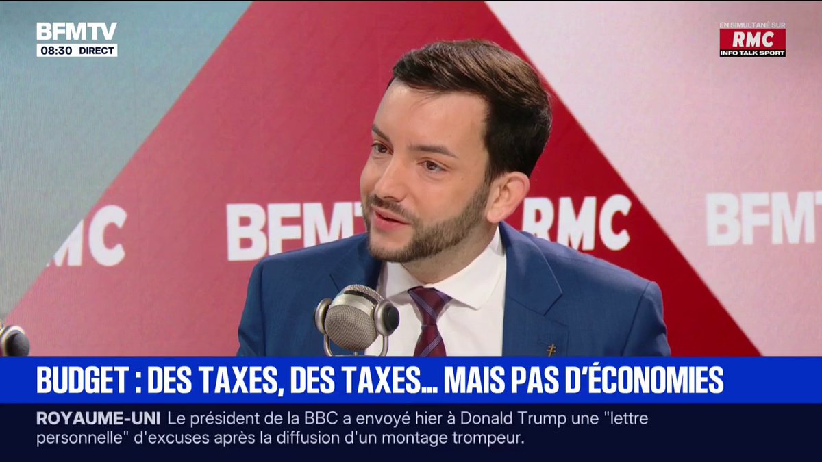 "On va s'épuiser et épuiser nos équipes" sur le budget 2026, déclare Jean-Philippe Tanguy (RN)