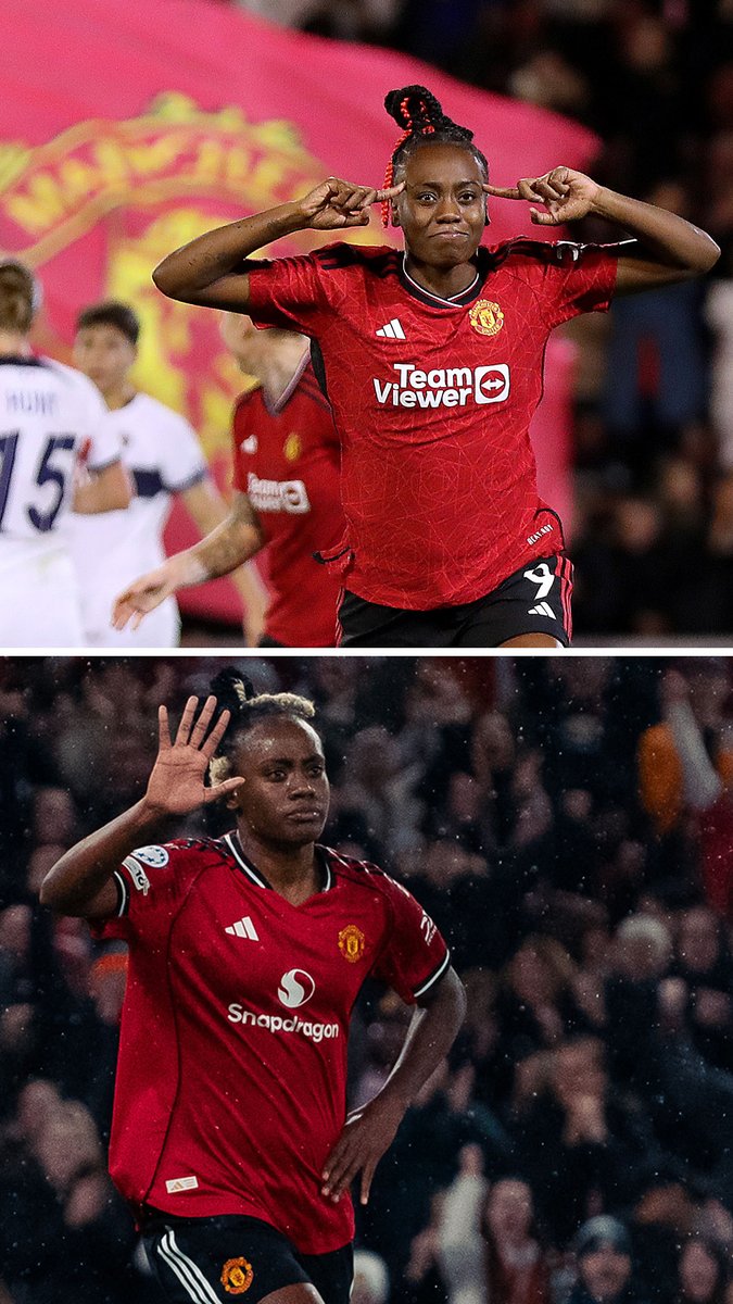 Our first-ever #UWCL goalscorer: Melvine Malard ✅🇫🇷 Our first-ever #UWCL goalscorer at Old Trafford: Melvine Malard ✅🇫🇷