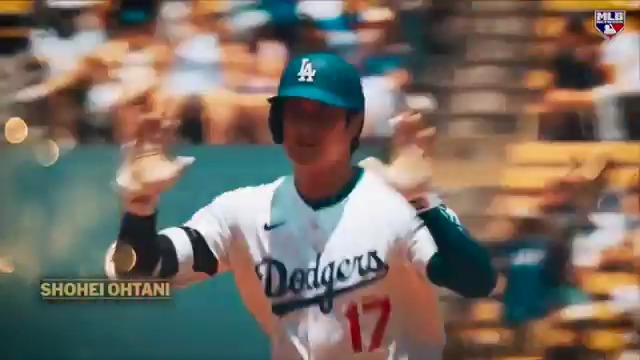 【 #ドジャース 】#大谷翔平 がナ・リーグのハンク・アーロン賞を受賞しました🏆 55本塁打 OPS1.014でリーグの最優秀打者に選ばれ、これで3年連続の受賞となりました!! おめでとうございます🎉 #日本人選手情報
