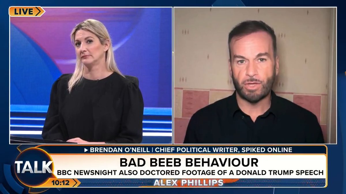 🚨 Brendan O'Neill says the BBC "lost its mind" after Brexit and went "completely doolally". "They can't believe the oiks voted Leave when they told us not to. Thinking that it had to correct the masses rather than inform the masses." Alex Phillips