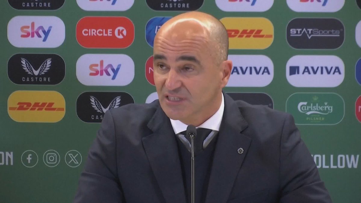 "I think it was a bit harsh, I don't think it's an elbow" 😯 Portugal head coach Roberto Martinez says that he thinks the referee was 'influenced' by Dara O’Shea's reaction 👀
