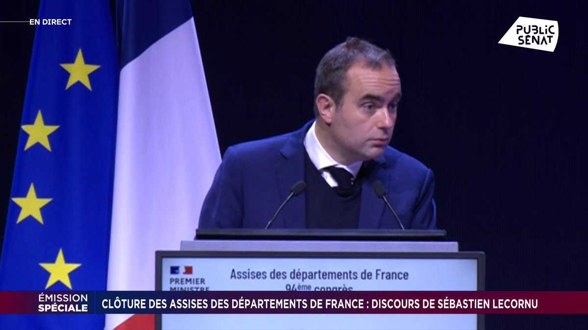 Assises des départements de France : "Je pense que le temps est venu de réformer les ARS", expose le Premier ministre Sébastien Lecornu. "Comment peut-on expliquer que la planification des soins de proximité soit encore gérée par une agence régionale ?"