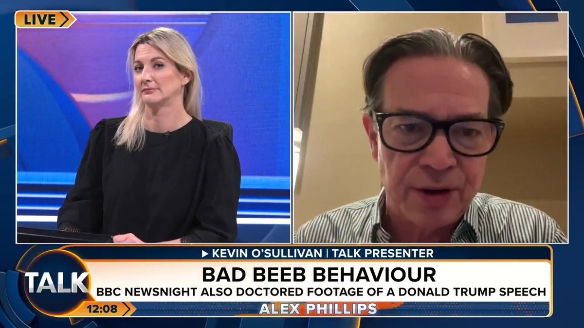 🚨 "It wasn't an error in judgment. They deliberately twisted the truth to tell a lie about the President!" Kevin O'Sullivan slams the BBC's apology to Donald Trump, and says it was far from "grovelling". Alex Phillips | Kevin O'Sullivan
