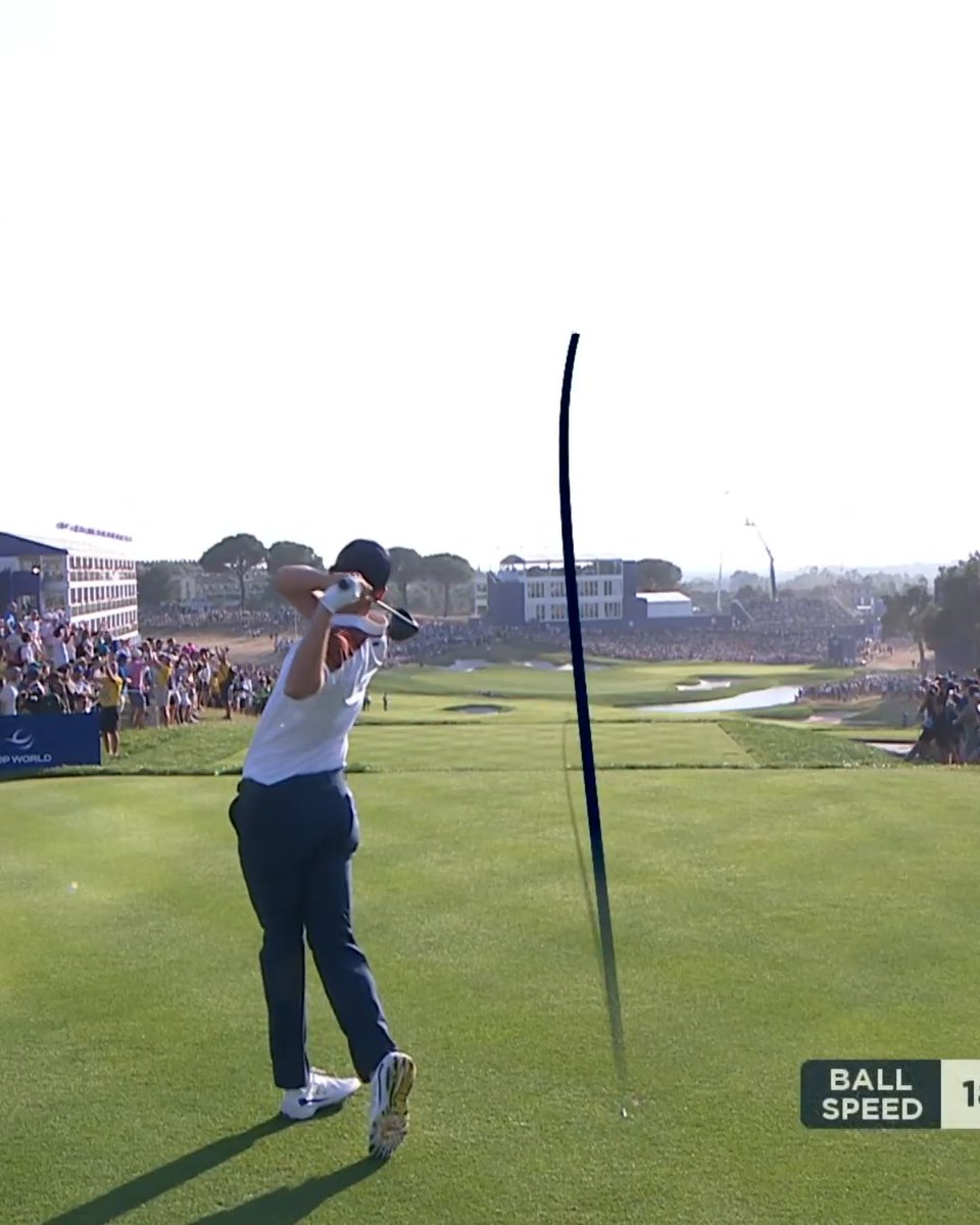 Remember when Nicolai Højgaard did this 🚀 The 2023 Ryder Cup and DP World Tour Championship winner leads the way in Dubai after 36 holes.