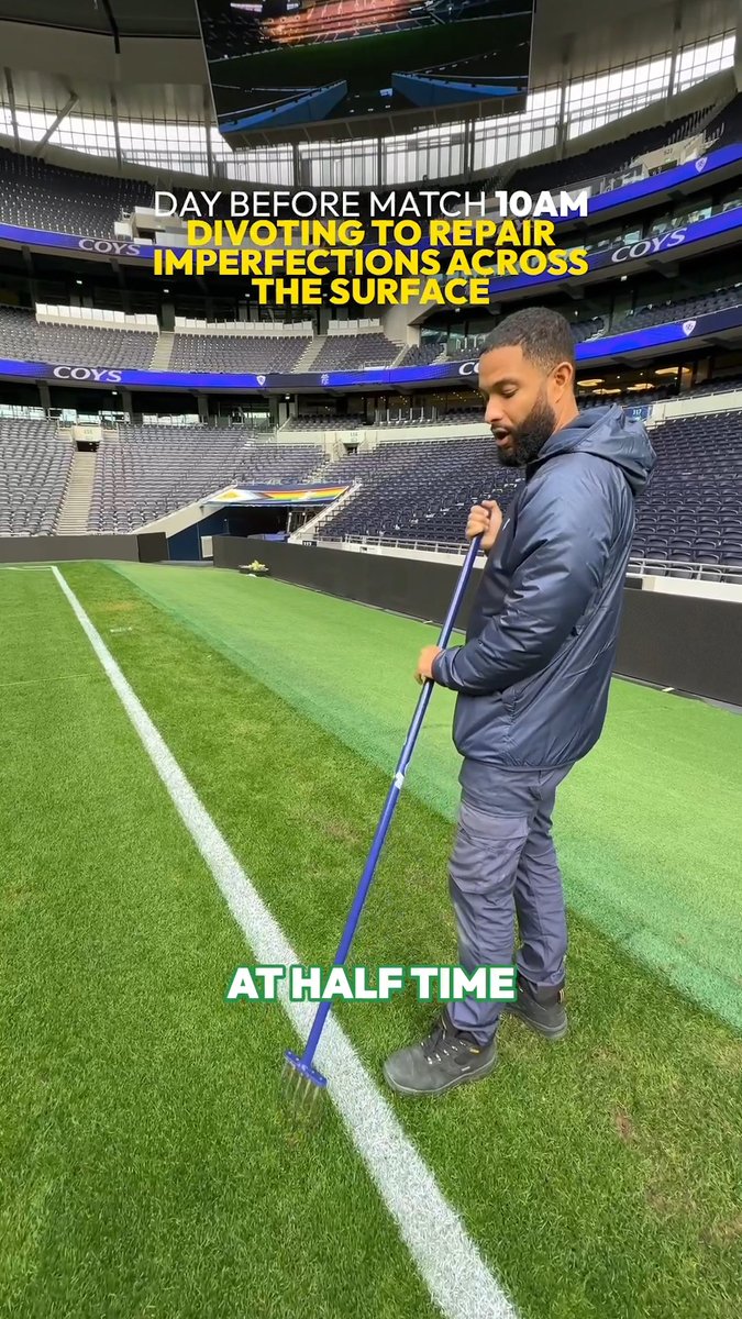 The unsung heroes of every matchday 🌱 Our Grounds Team show us how they prepare for a Champions League night under the lights 💫