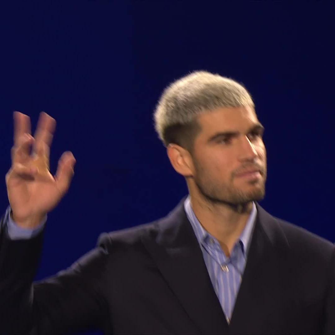 Introducing the 2025 year-end World No.1...Carlos Alcaraz 🔝👏 #NittoATPFinals