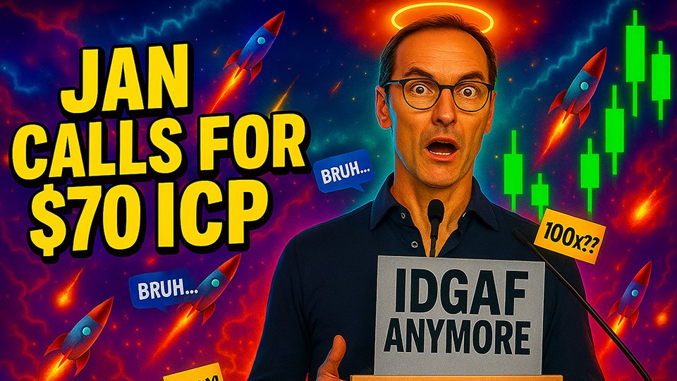 🚨 JAN GOES WILD — Calls for $70 $ICP! 🐂🚀 DFINITY Foundation 2.0 explained, caffeine, Big Tech cloud partnerships, and more. Tap in. A Cloud Foundation Production ☁️♾🍿 $ICP $CLOUD jan Cloud Foundation dom williams.icp ∞