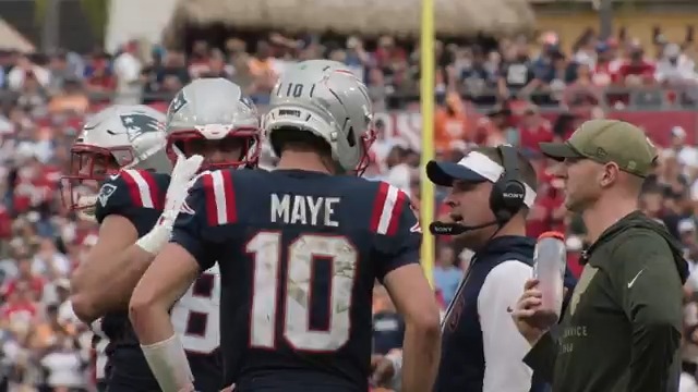 "If you don't want to do it like Tom Brady, you don't want to win" Josh McDaniels knows a thing or two about developing winners like Drake Maye 👀 @RealRClark25 | @Joel9ONE | @OchoCinco