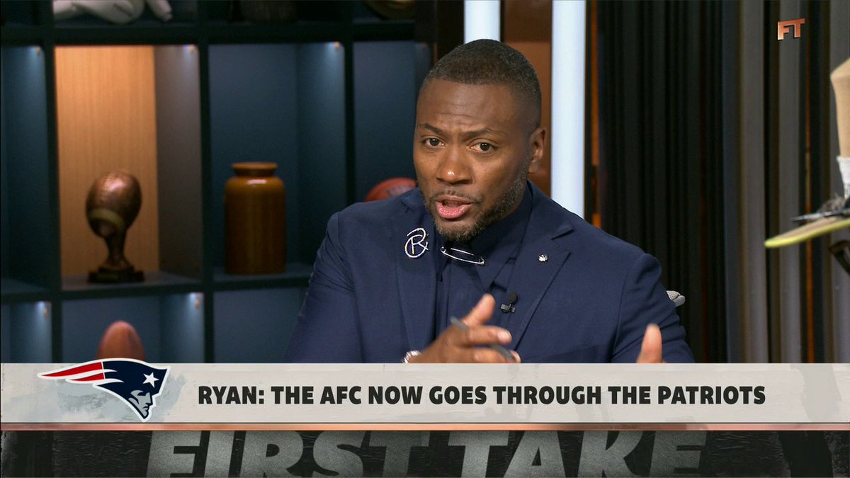 .Ryan Clark is convinced the Patriots WILL win the AFC 👀